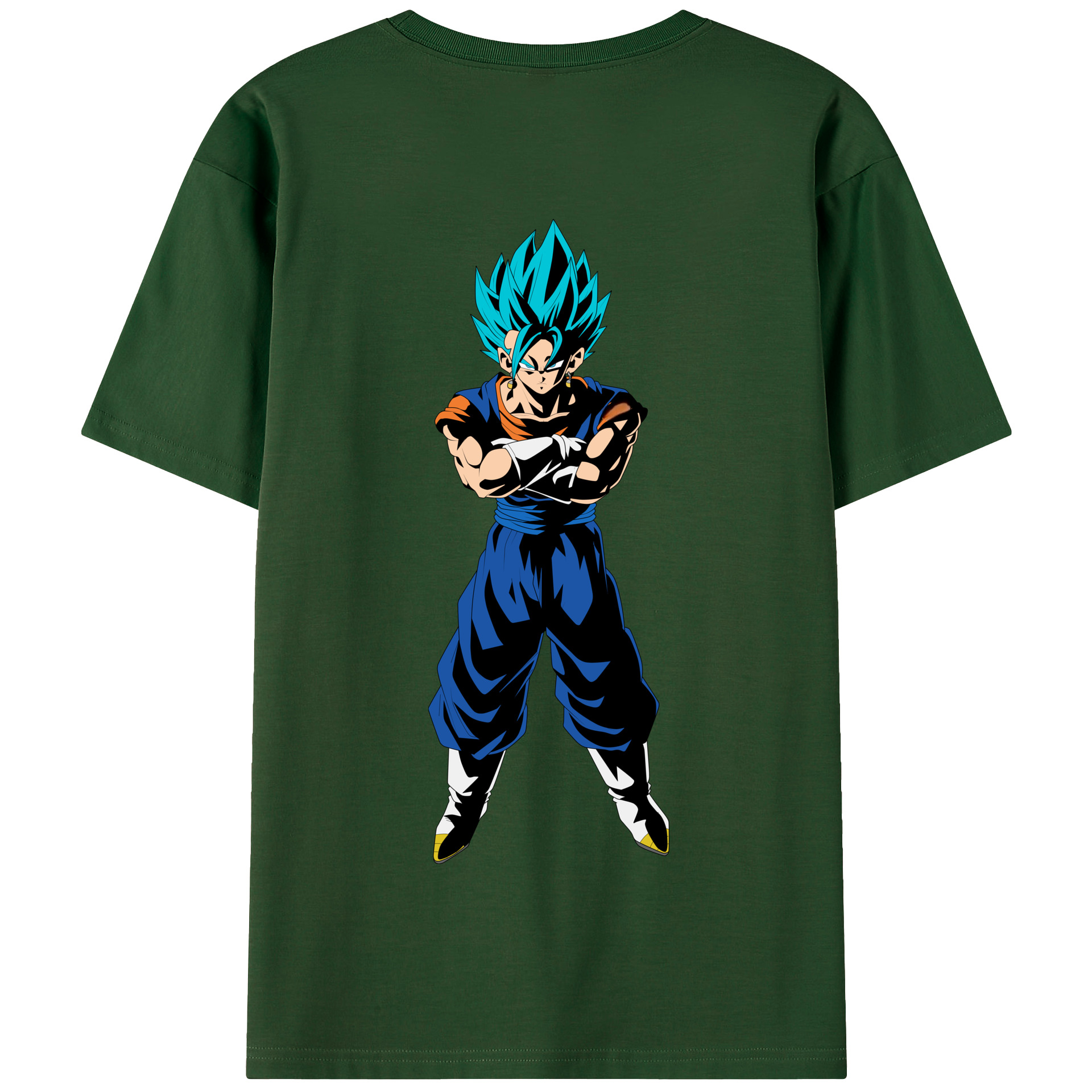 （画像用） ドラゴンボール ベジット DRAGON BALL Vegetto 綿100％半袖Tシャツ（背面プリント）